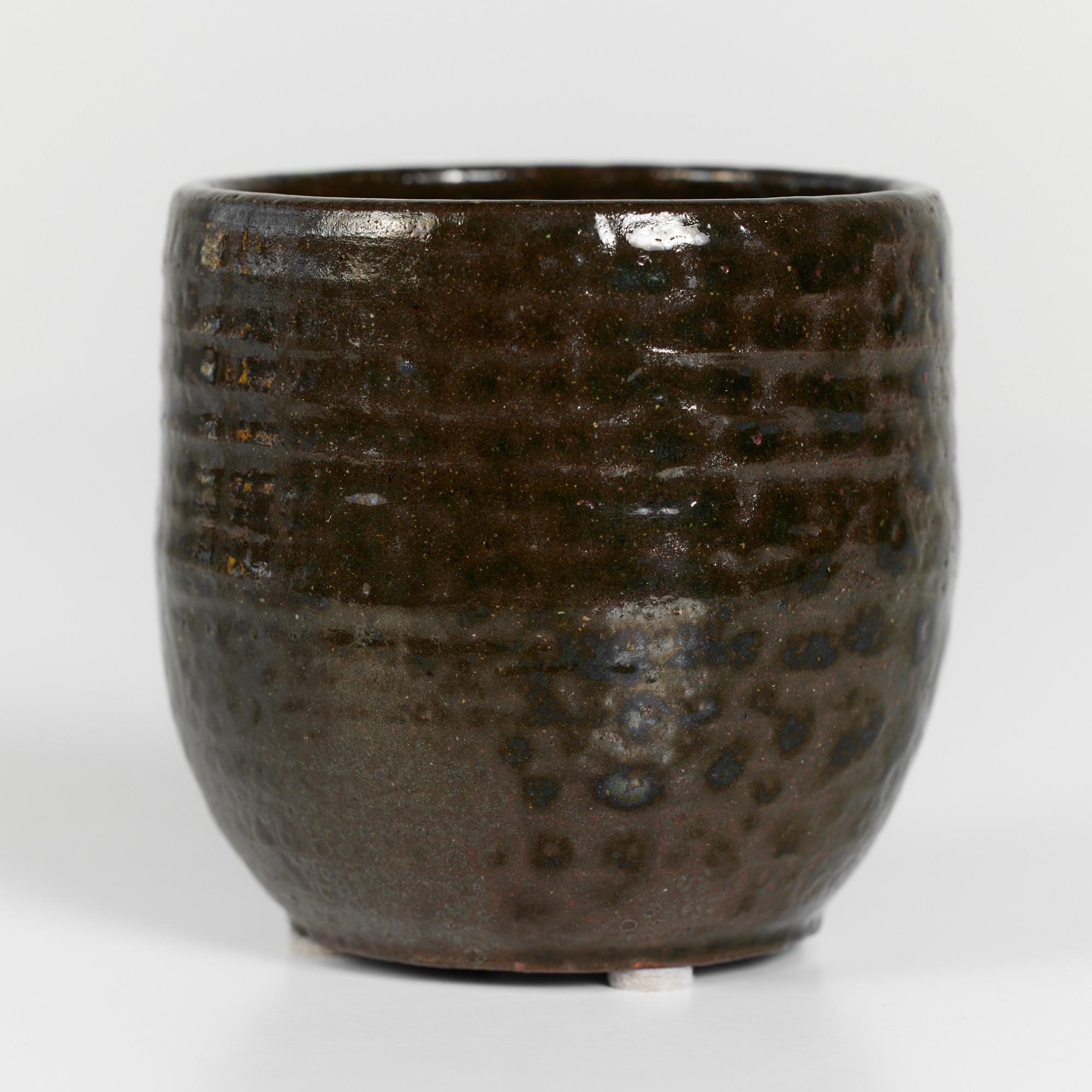 Glazed Leopard Glaze Ceramic Vessel