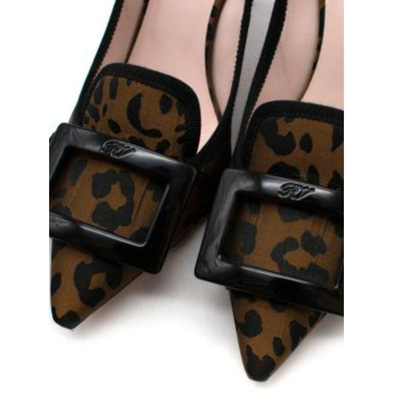 Leopard jacquard Gommentine 85 heeled pumps For Sale 1