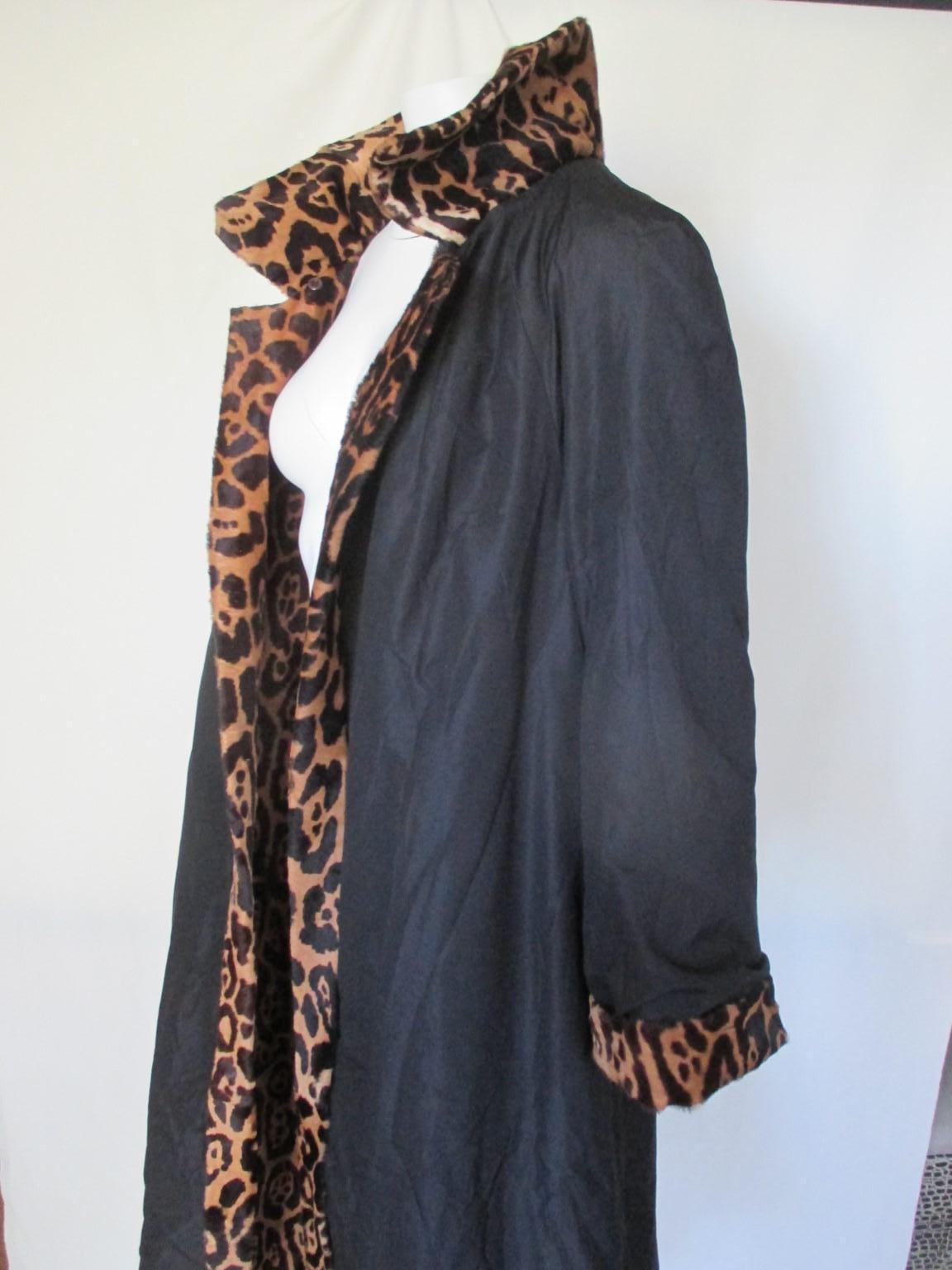 lanshifei leopard fur coat