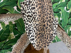 Leopard Print Artificial Palm Tree
