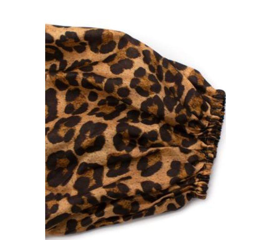 Zimmermann Leopard Print Silk Dress - US 6 For Sale 1