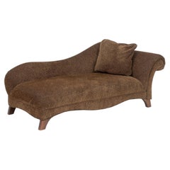 Chaise longue rembourrée à imprimé léopard