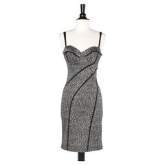 Leopard printed balconnet dress Morghy