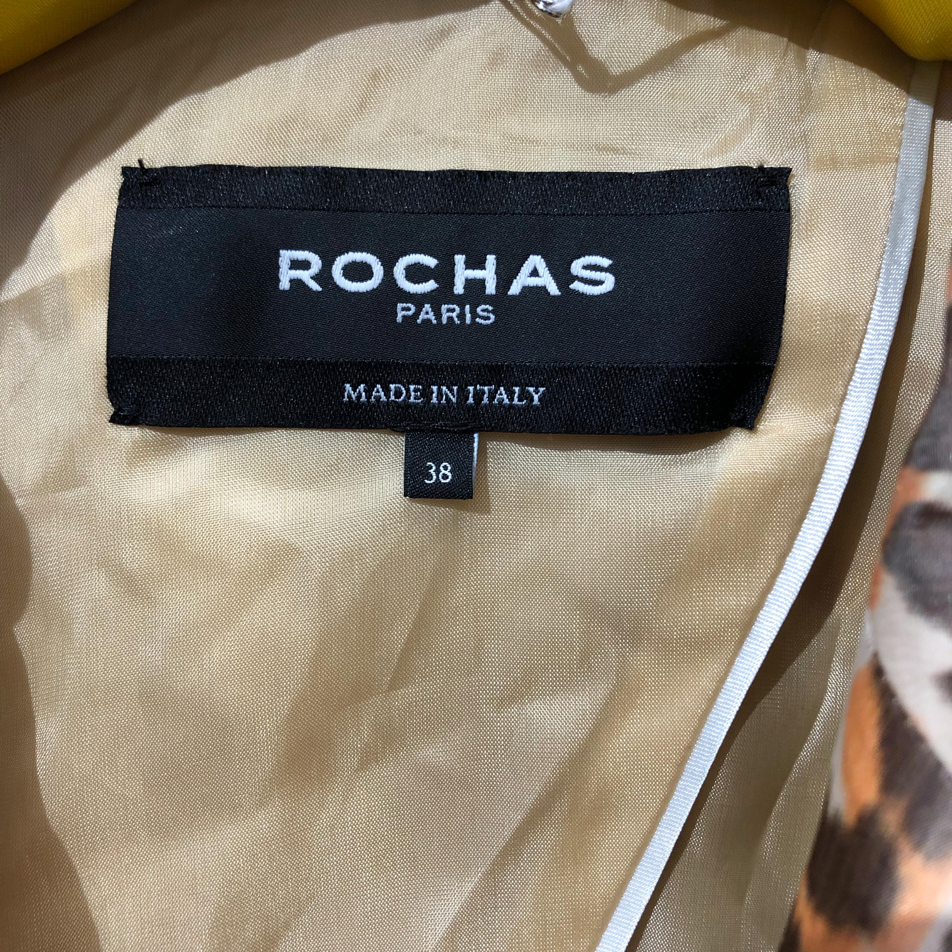 Women's Leopard printed Trench-coat Rochas 