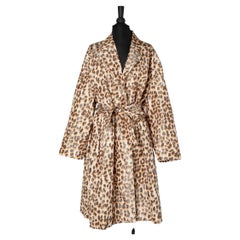 Leopard printed Trench-coat Rochas 