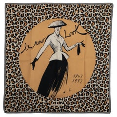 Vintage Leopard scarf Christian Dior