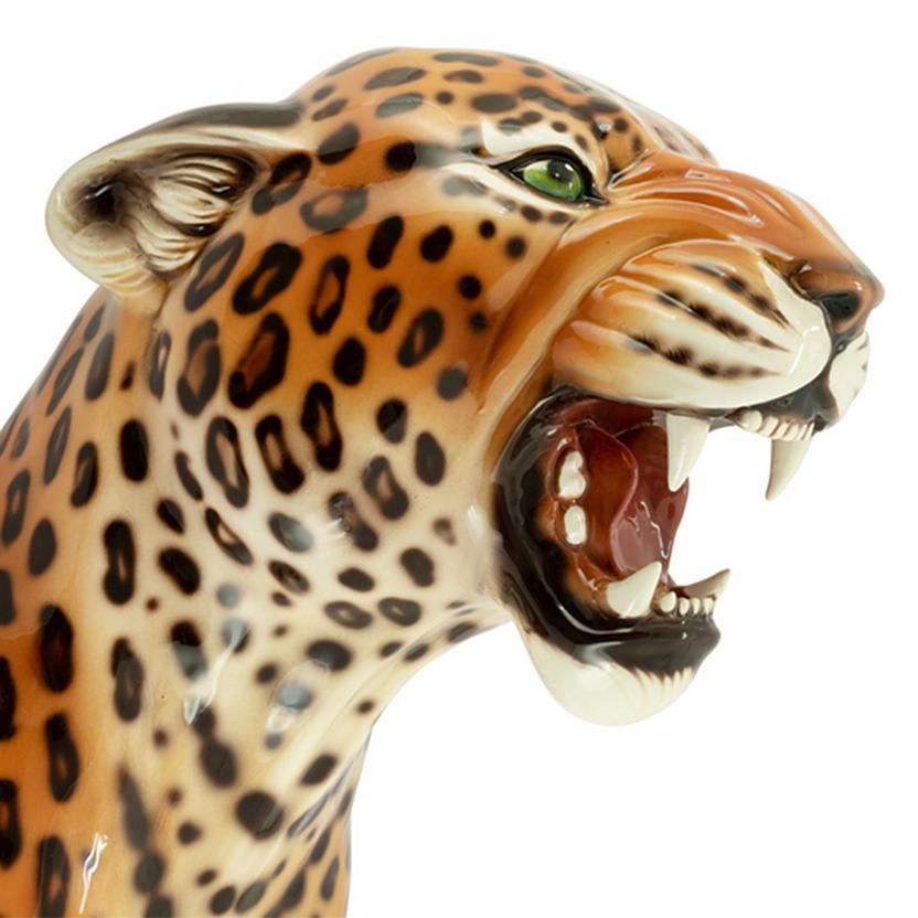 Leopard Spotted Wall Decoration in Ceramic 1