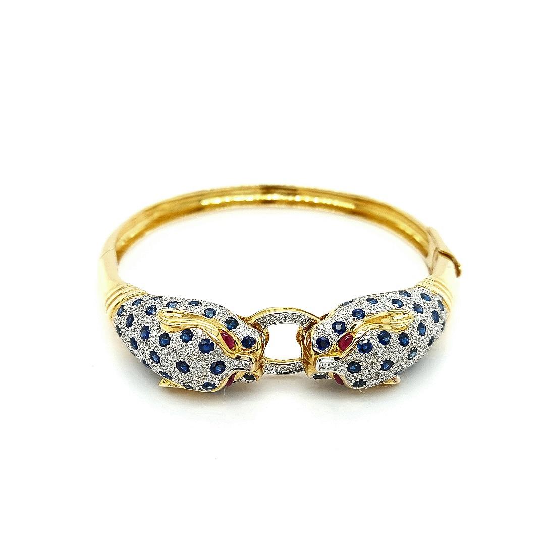 leopard bangle bracelet