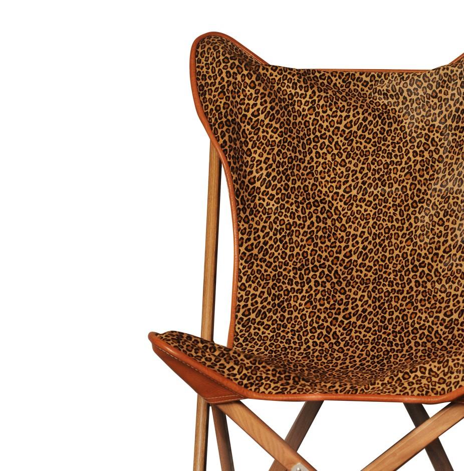 leopard print camping chair