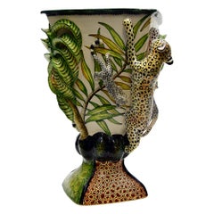 Leopard Vase