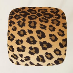 Leopard Vintage Stool, 1960s