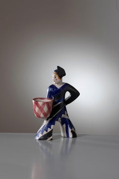 Leopold Anzengruber Ceramic Figural Planter by Leopold Anzengruber for ICS