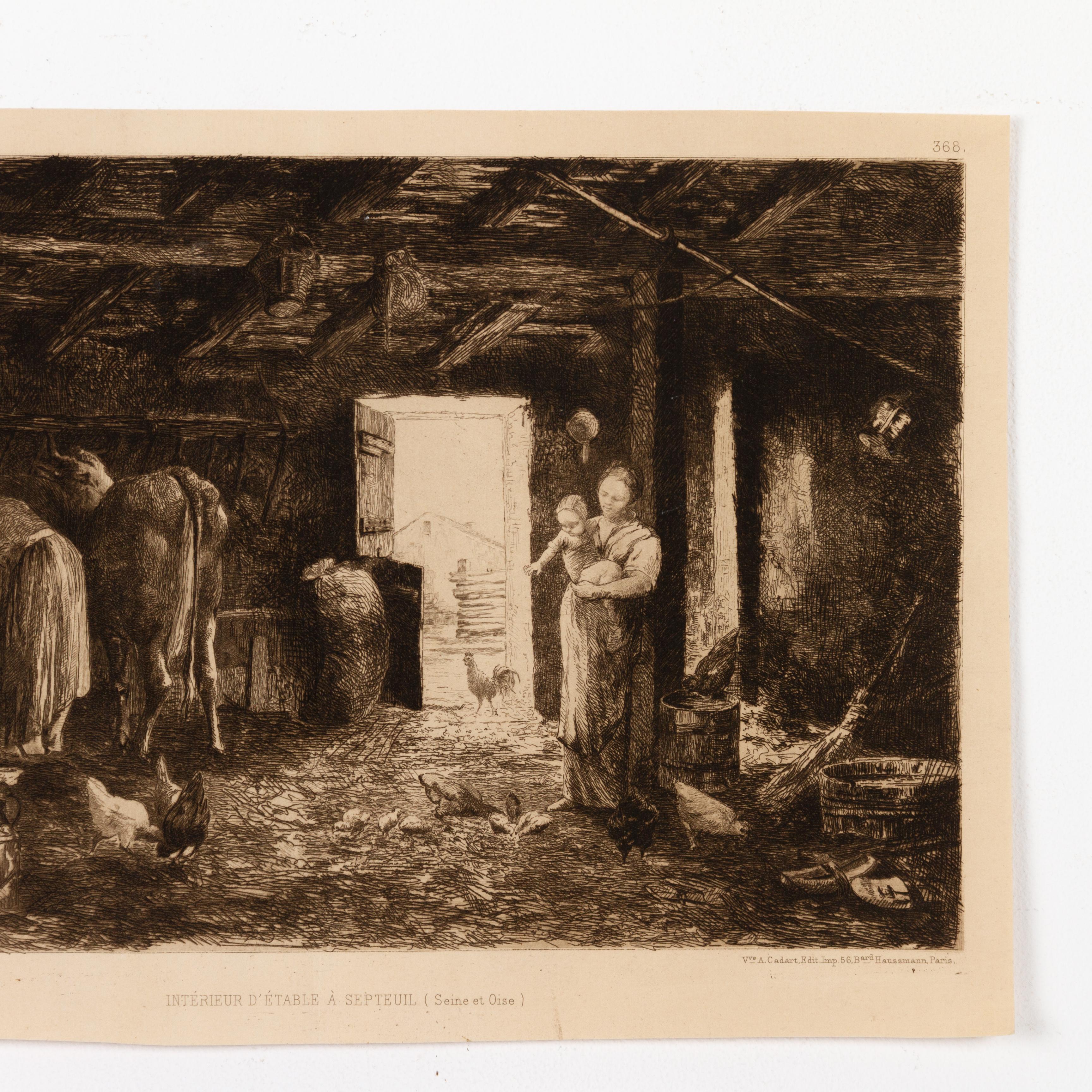 In good condition
From a private collection
Free international shipping
Léopold Desbrosses (1821-1908) French Engraving 