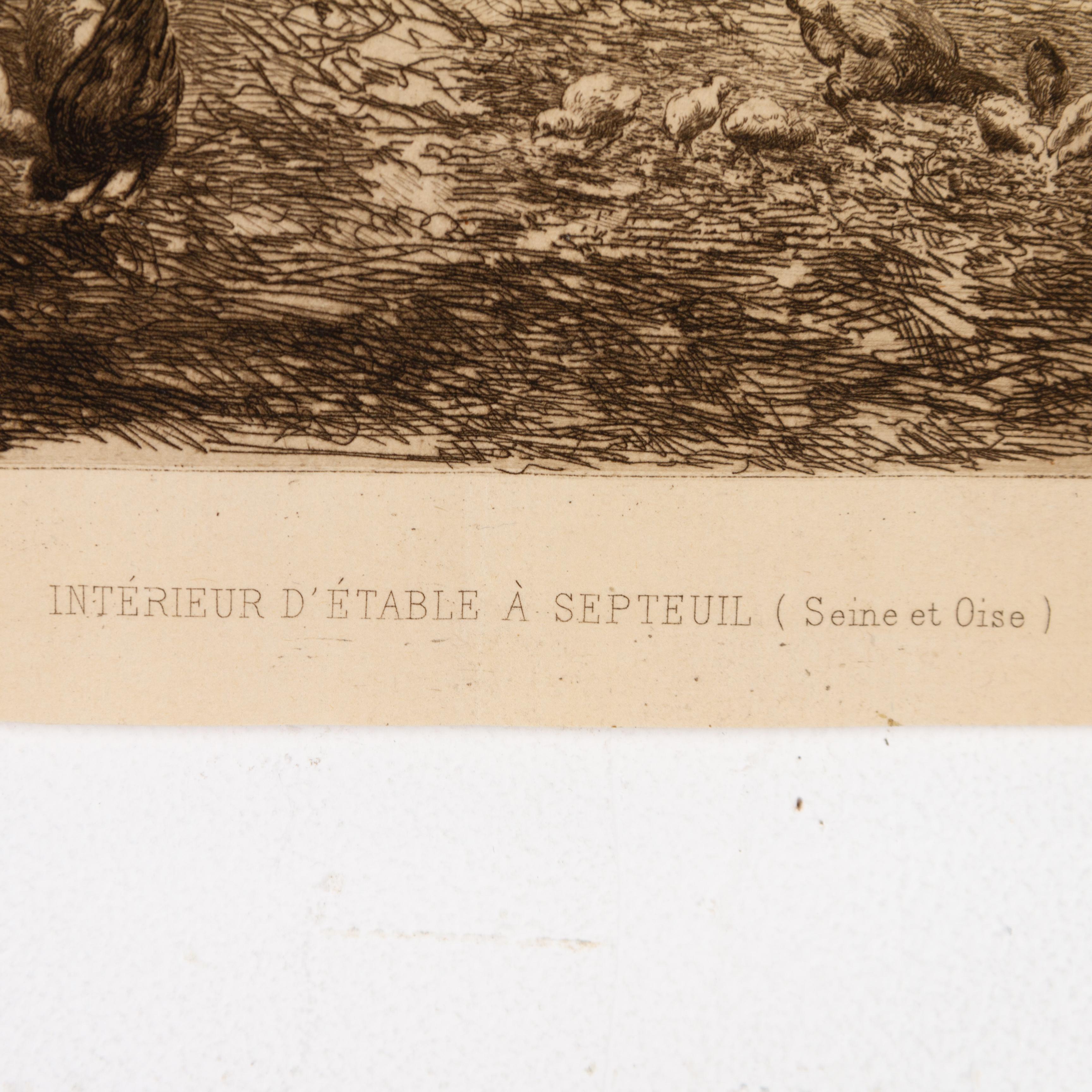 Paper Léopold Desbrosses (1821-1908) French Engraving 