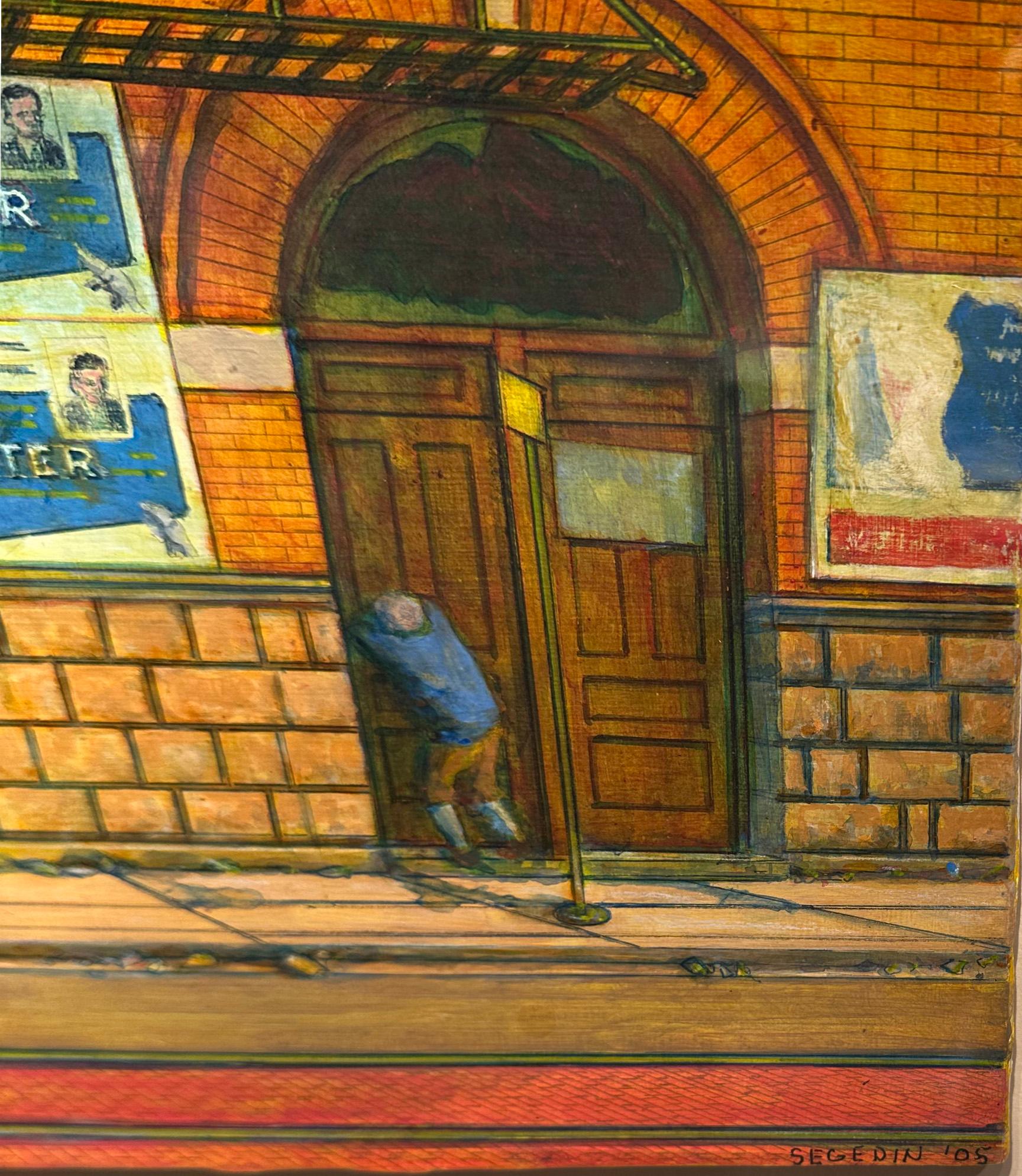 You look at my paintings, that's a slice of life you never saw before.  Right now, and for a good number of years, I've been an urban painter.  My life, my reality is Chicago.  Bow now it's all memory.  I don't care what's going on now.  There are