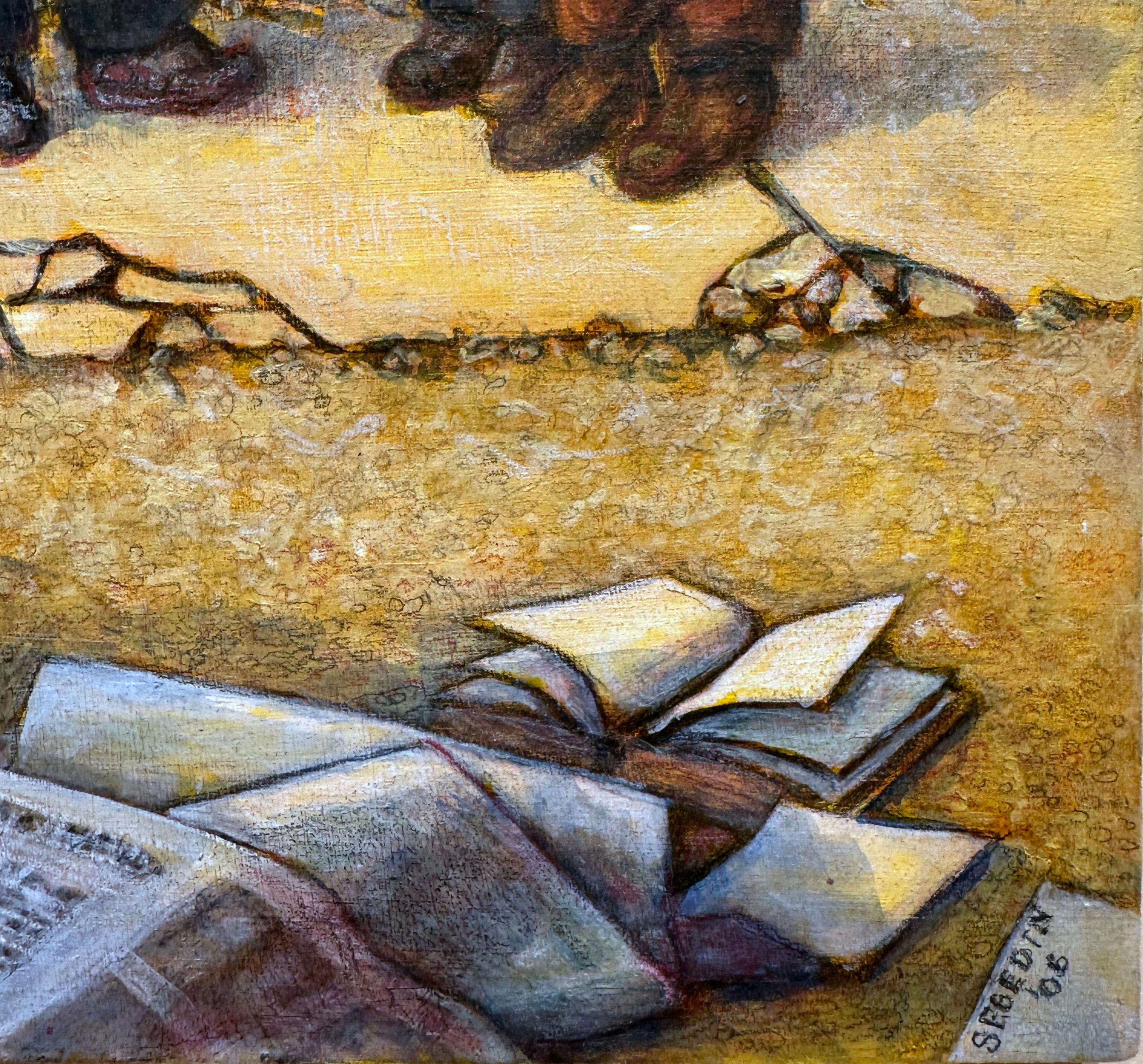 Many of my paintings are about Chicago - the Chicago I lived in when I began painting, a Chicago that now exists only in my memory.  And memory is always a reconstruction.  As my life changes, so do my memories.  Every time I paint them, I create