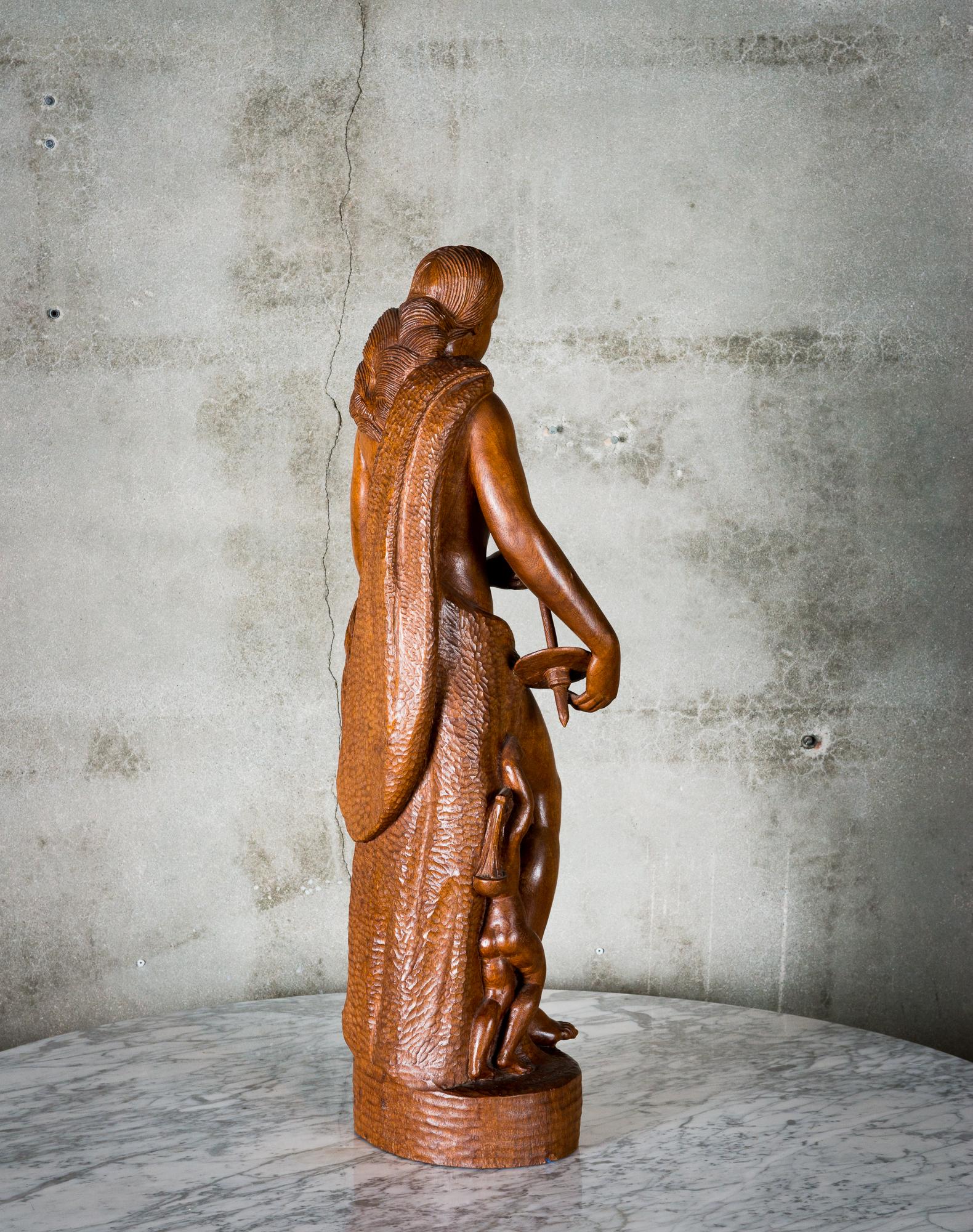 Leopold Van Esbroeck Carved Figure 1