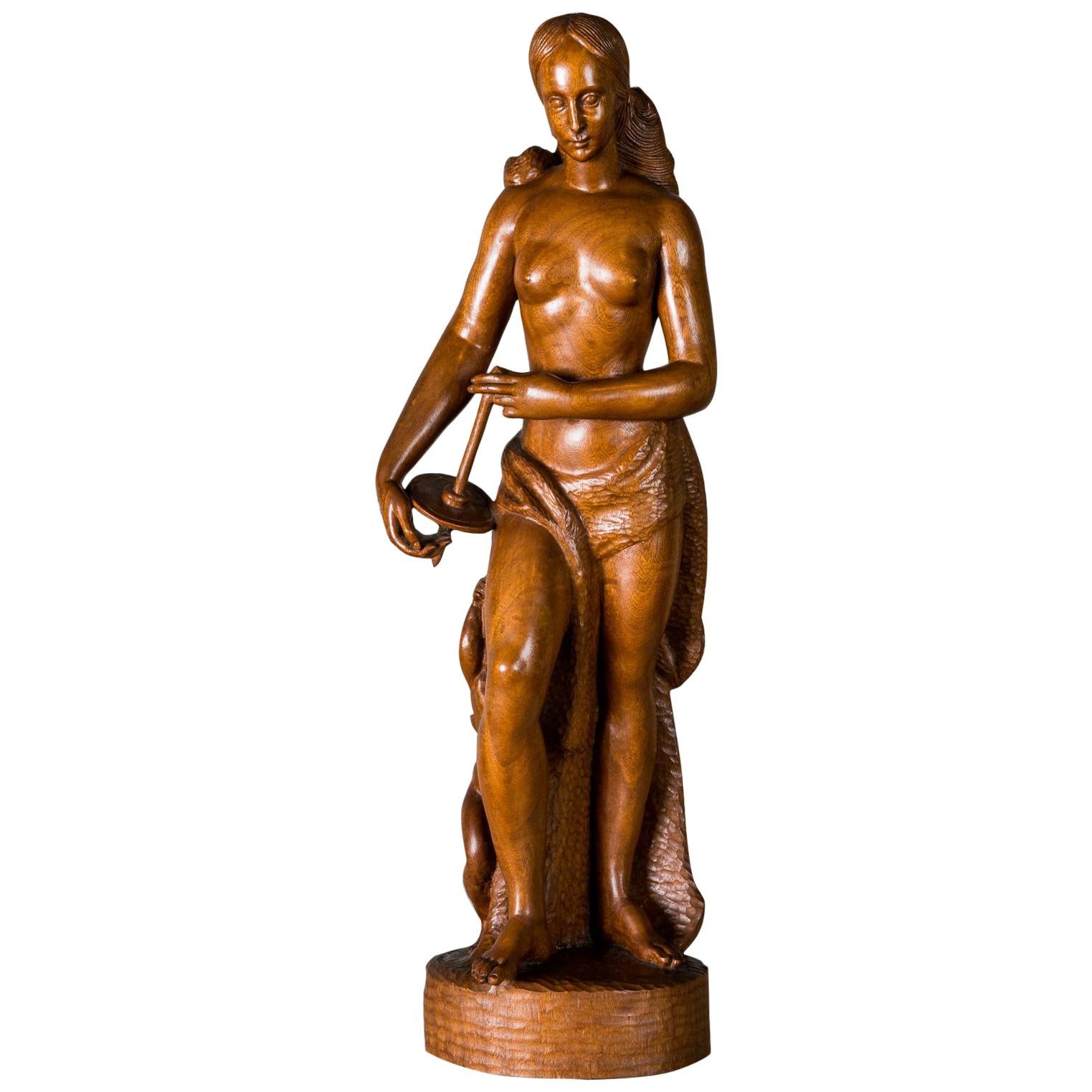 Leopold Van Esbroeck Carved Figure