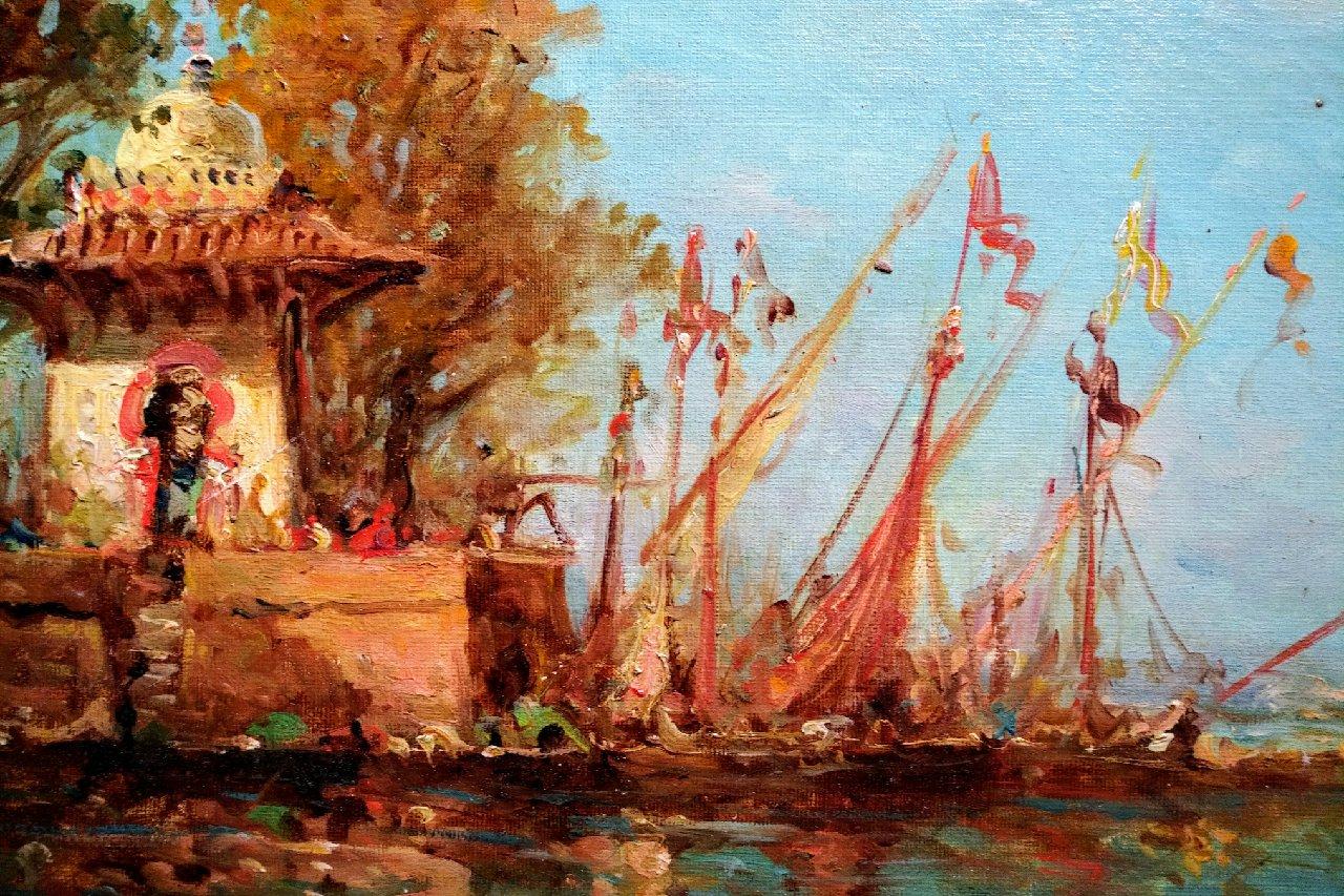 Leopold ZILLER (19TH-20th)
Venice Grand Canal
French painter (19th-20th century)
Painter of landscape, sea landscapes
Architectural Views: Venice, Istanbul, The Bosphorus
An artist with great technique and considered a talented follower of Felix