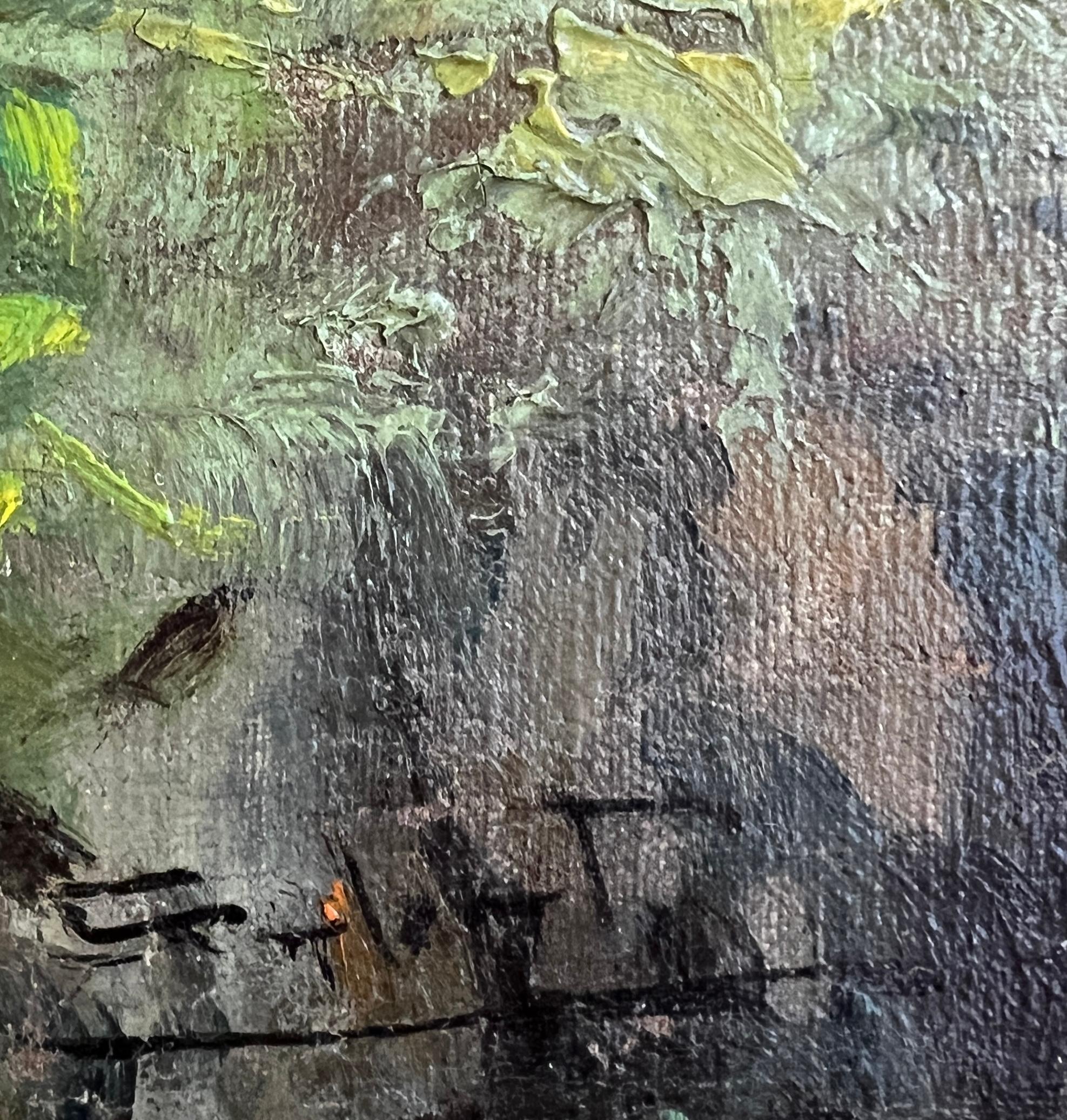 Animierte Landschaft (Italienische Schule), Painting, von Leopoldo Galeota
