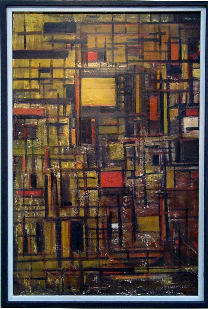 Leopoldo Gonzales Jr. Abstract Painting - Abstraction #6   Abstract