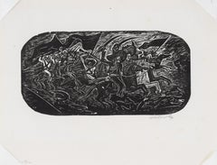 "Charge of the Revolutionist Cavalry" - 1931, gravure sur papier