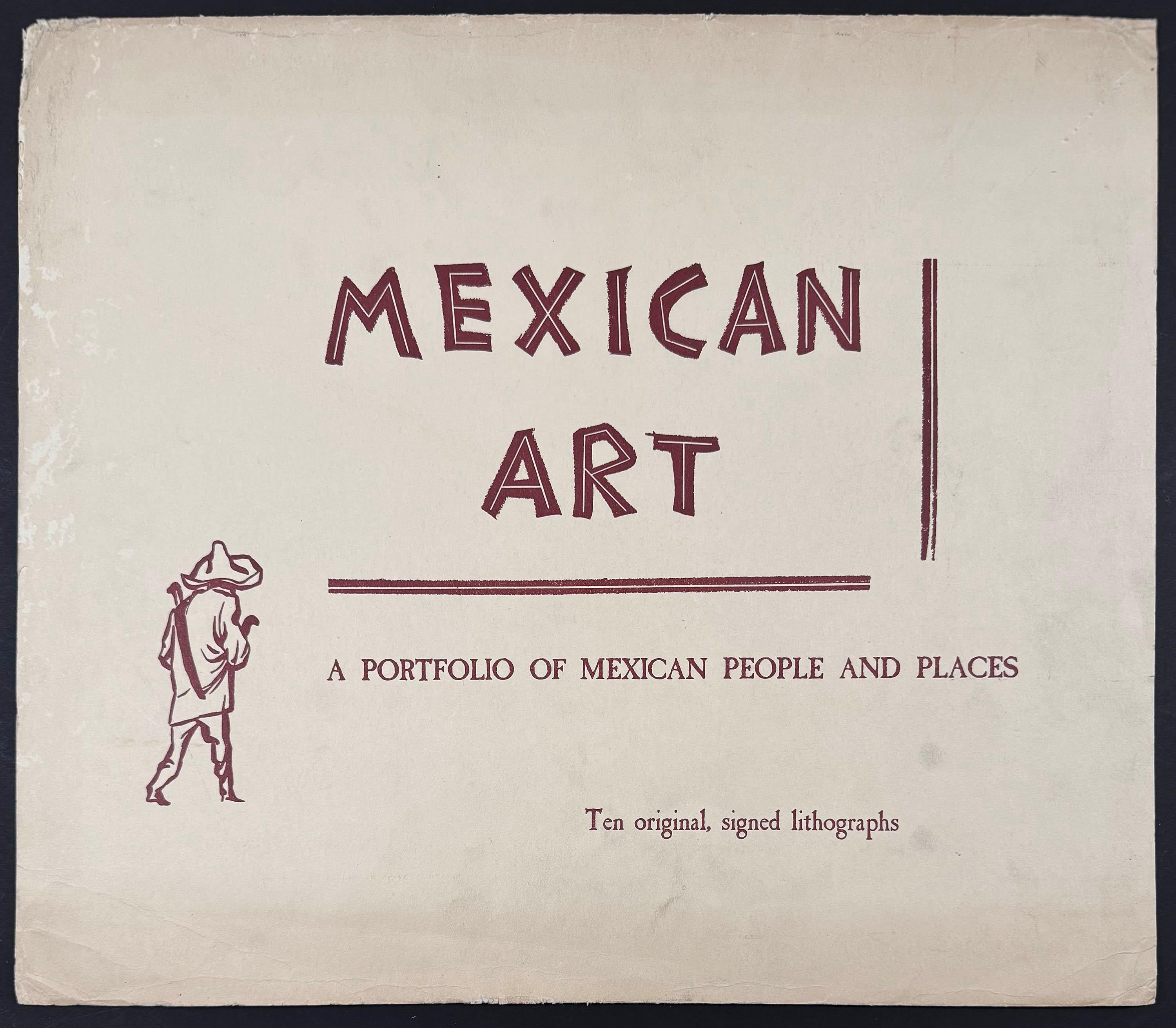 Figurative Print di Leopoldo Méndez - Arte messicana: Un portfolio di persone e luoghi messicani