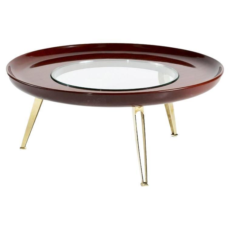 Round African Coffee Table at 1stDibs