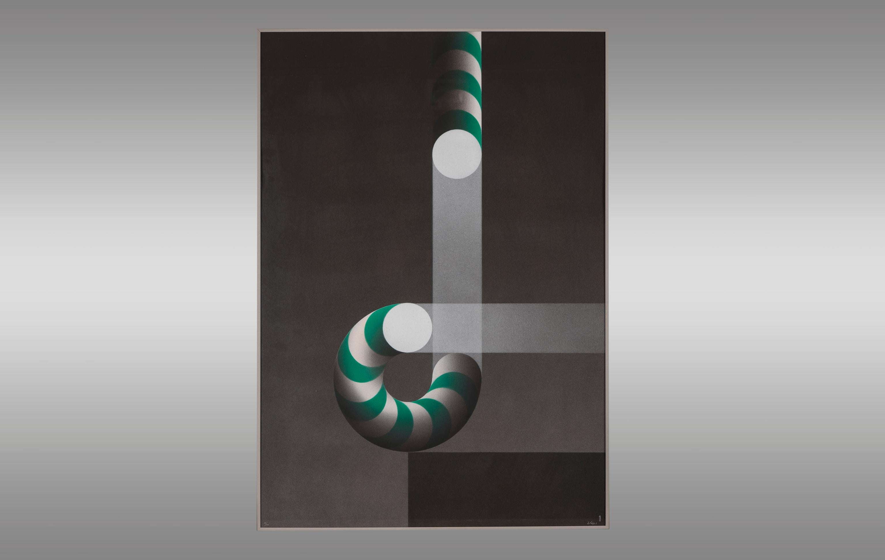 Leparc Julio, painter and sculptor born in Argentina in 1928. His work is included in op-art and kinetic art.
