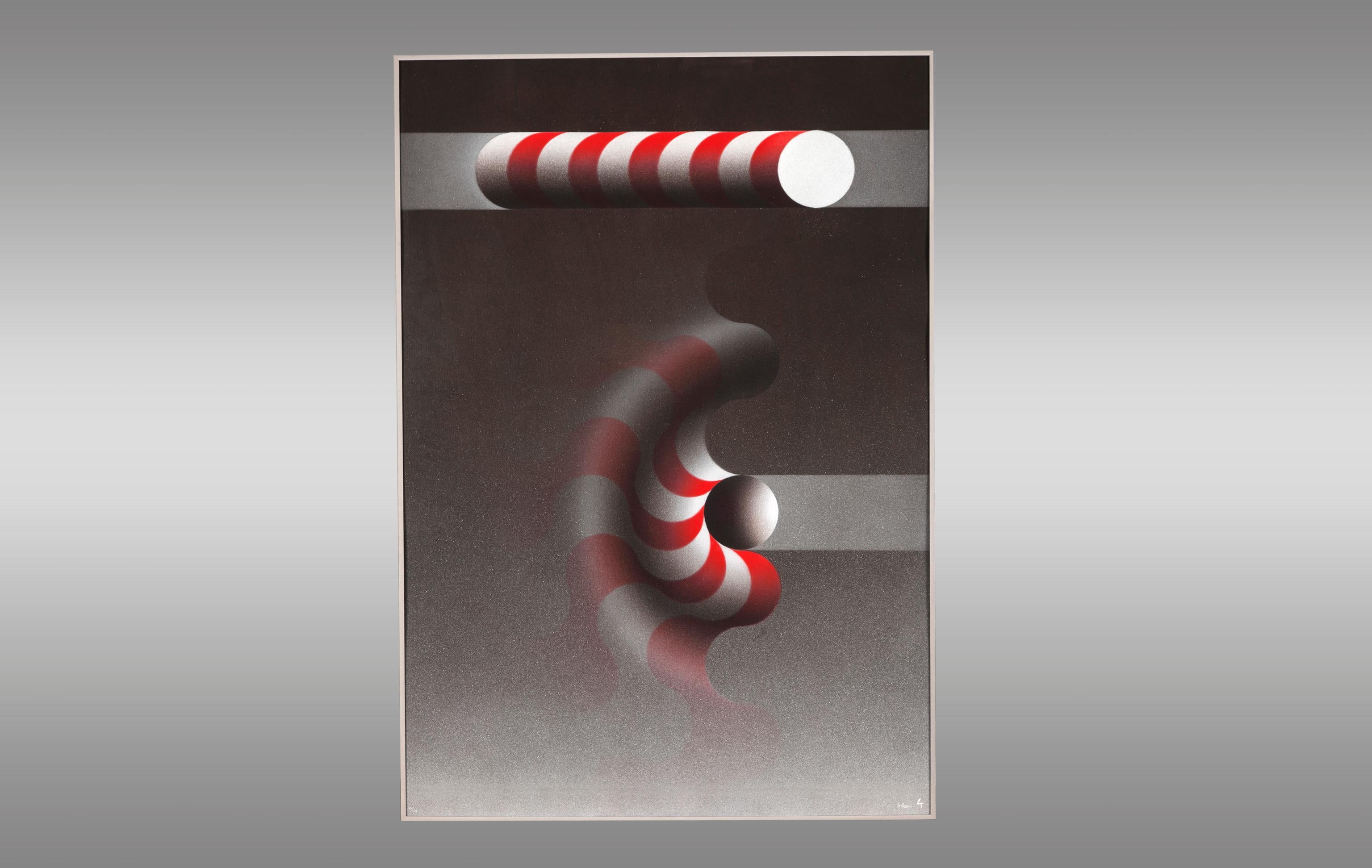 Late 20th Century Leparc Julio, Painter and Sculptor Born in Argentina in 1928 
