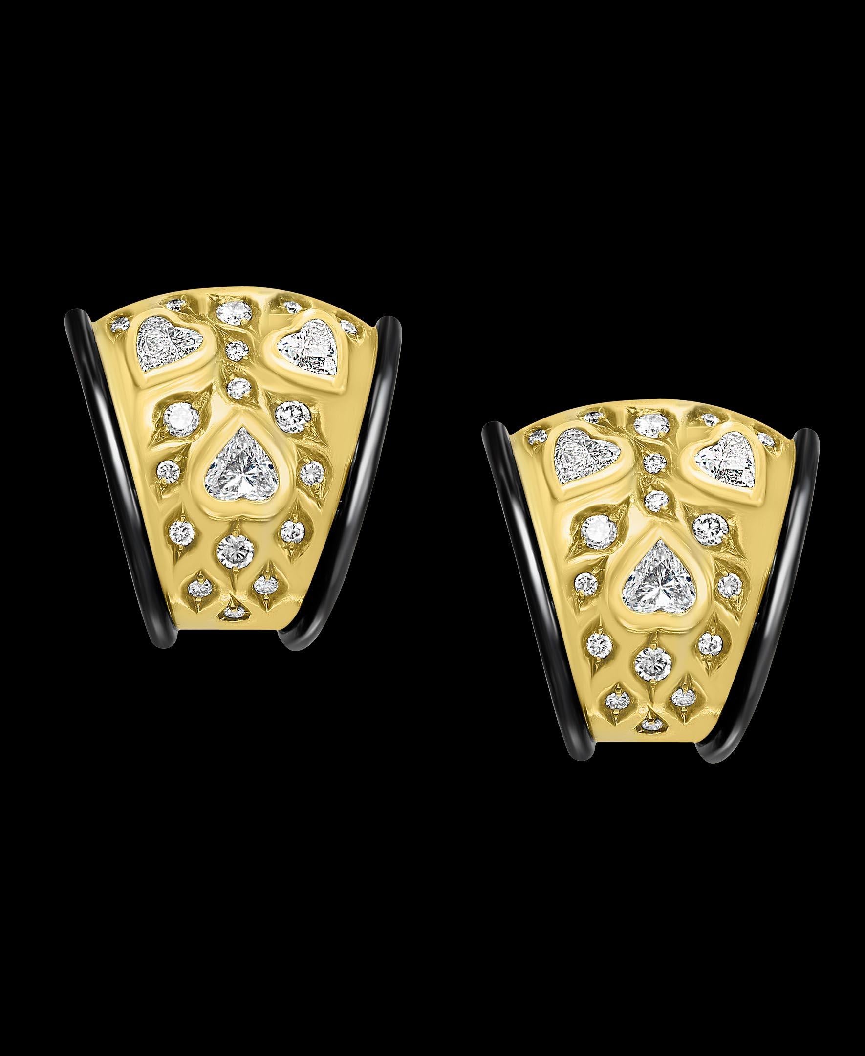 Leporttie, bague et boucles d'oreilles trois pièces en or jaune 18 carats serties de diamants en vente 2