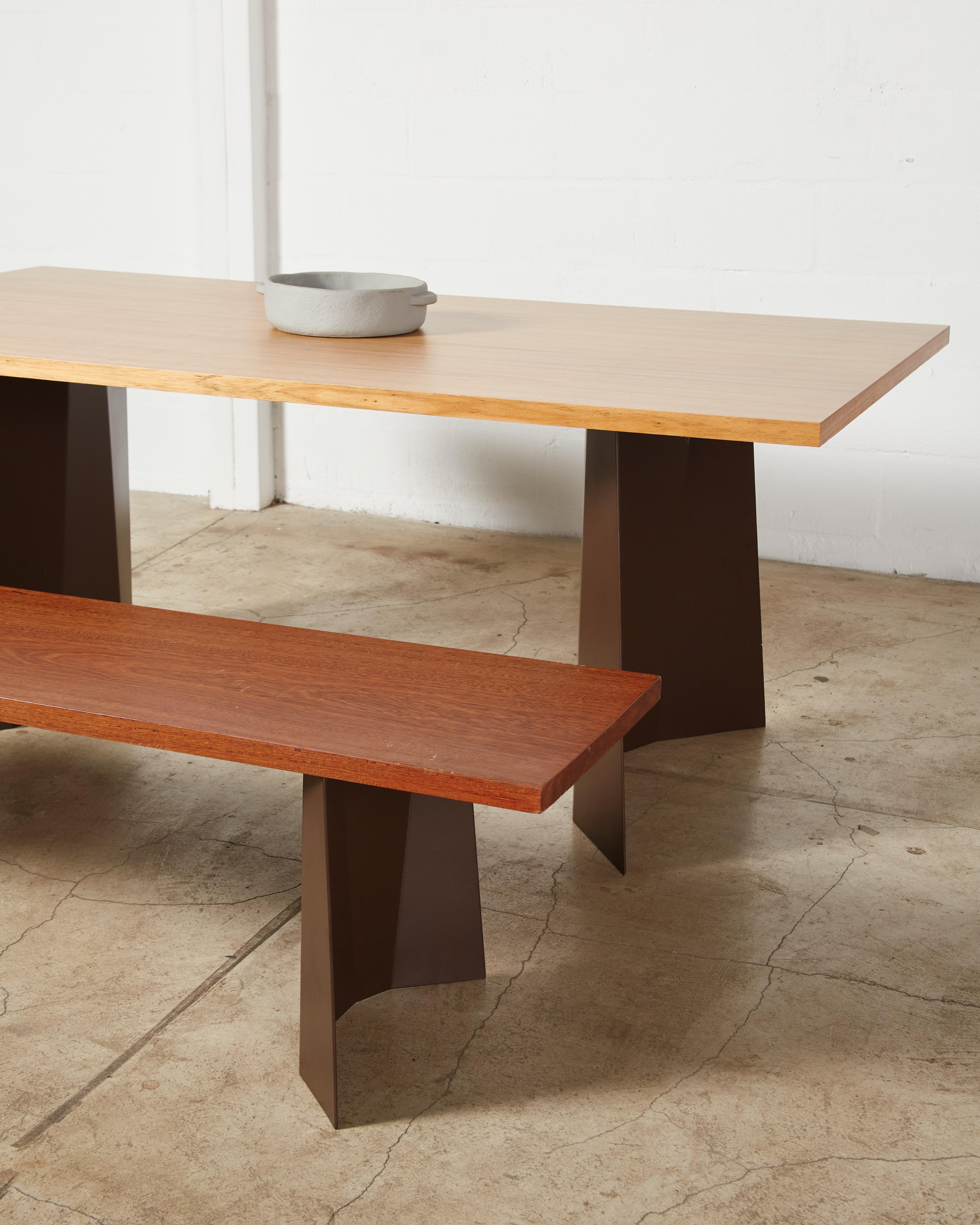 Metal Leque Dining Table By Estudio Few 6 seats For Sale