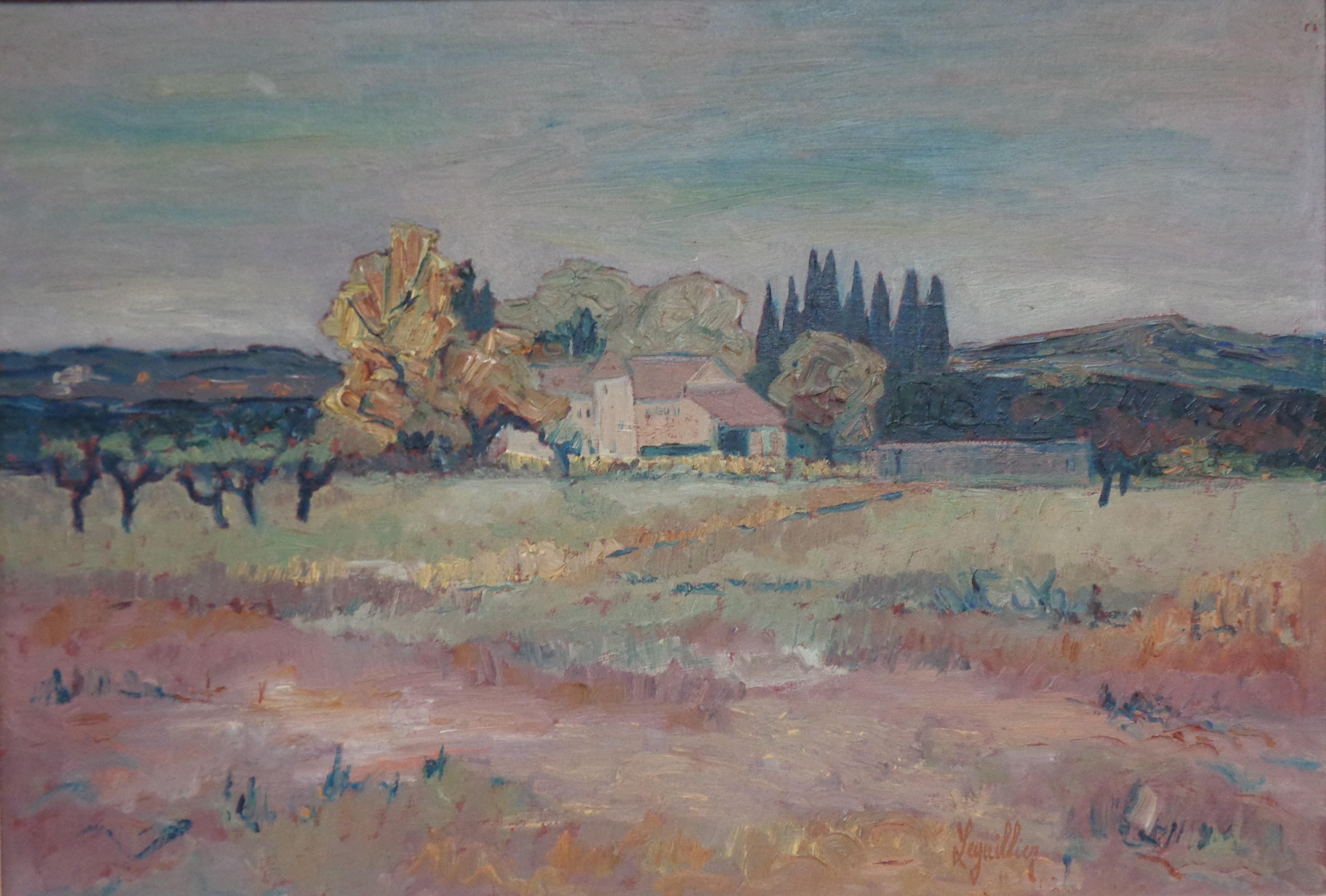 Peinture à l'huile impressionniste Lequillier en vente 1