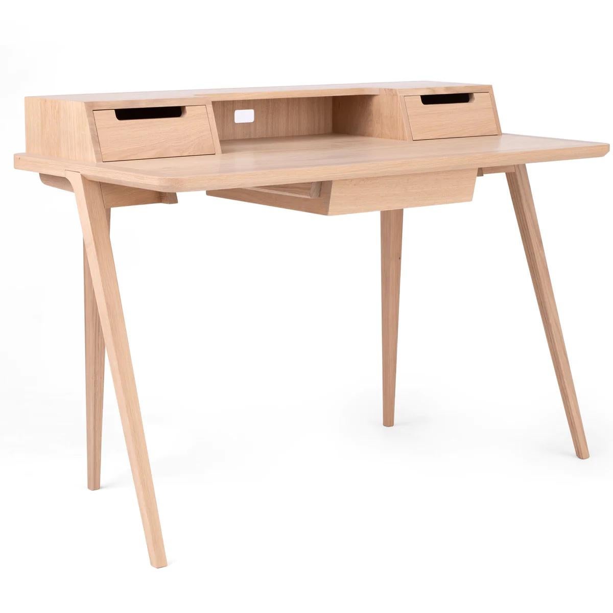 L.Ercolani Treviso Oak Desk  by Matthew Hilton For Sale 6