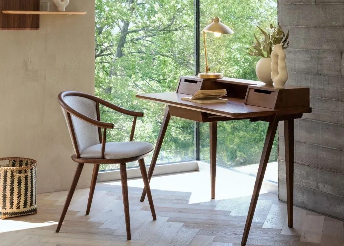 L.Ercolani Treviso Oak Desk  by Matthew Hilton For Sale 3