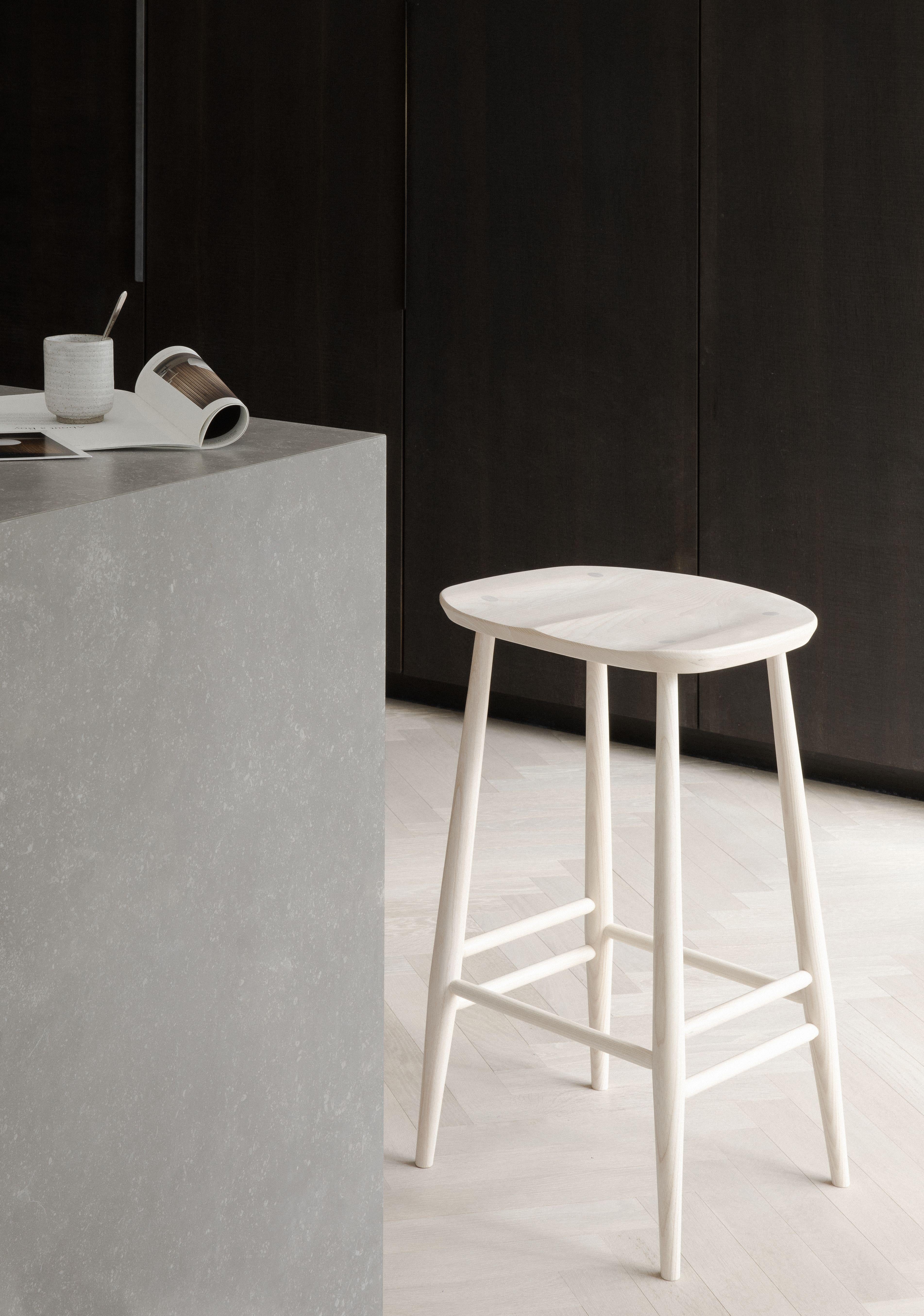 L.Ercolani Utility Bar Stool Designed by Lucian R Ercolani For Sale 2
