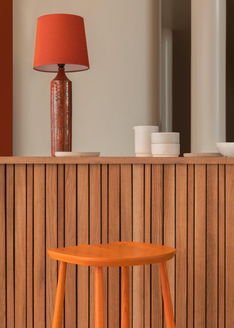 L.Ercolani Utility Black Bar Stool Designed by Lucian R Ercolani in ...