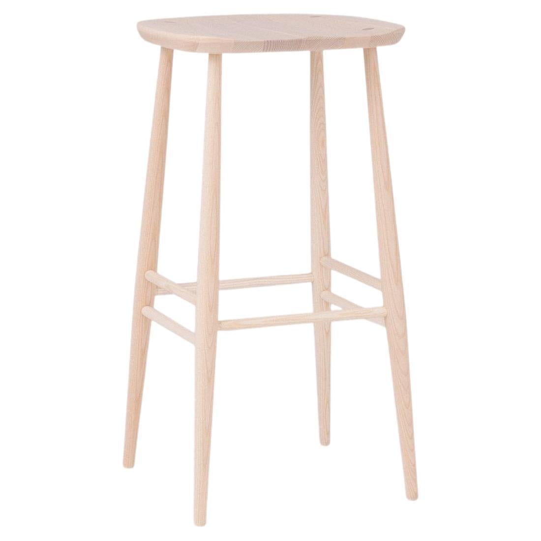 L.Ercolani Utility Natural Bar Stool Designed by Lucian R Ercolani in Stock For Sale