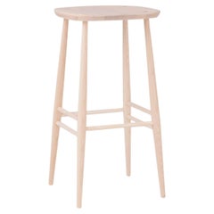 L.Ercolani Utility Natural Bar Stool by Lucian R Ercolani