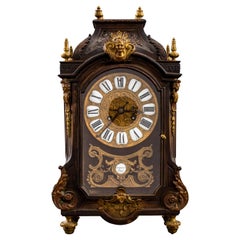 Lerolle Freres French Régence Style Bronze Mantel Clock