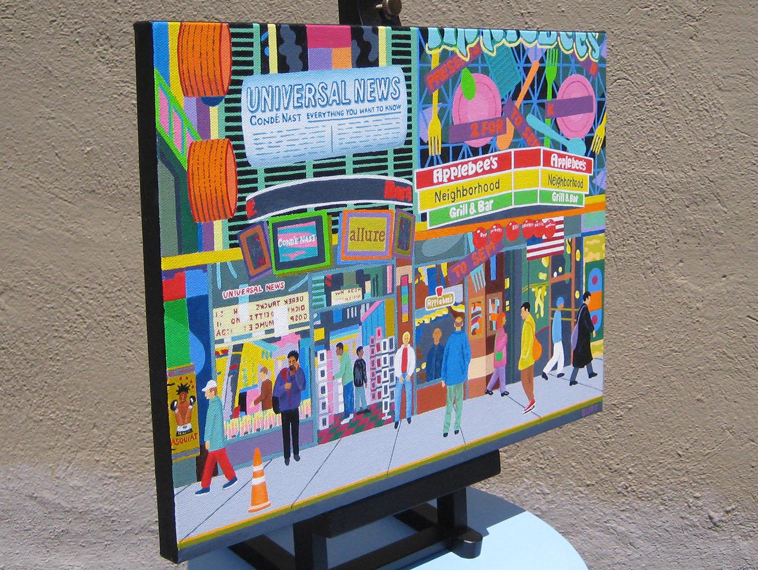 Quarante-deux, peinture originale - Pop Art Art par Leroy Burt