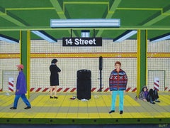 Estación de metro, pintura original
