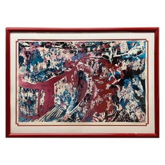 Leroy Neiman 1977 Club 21 Impresión firmada