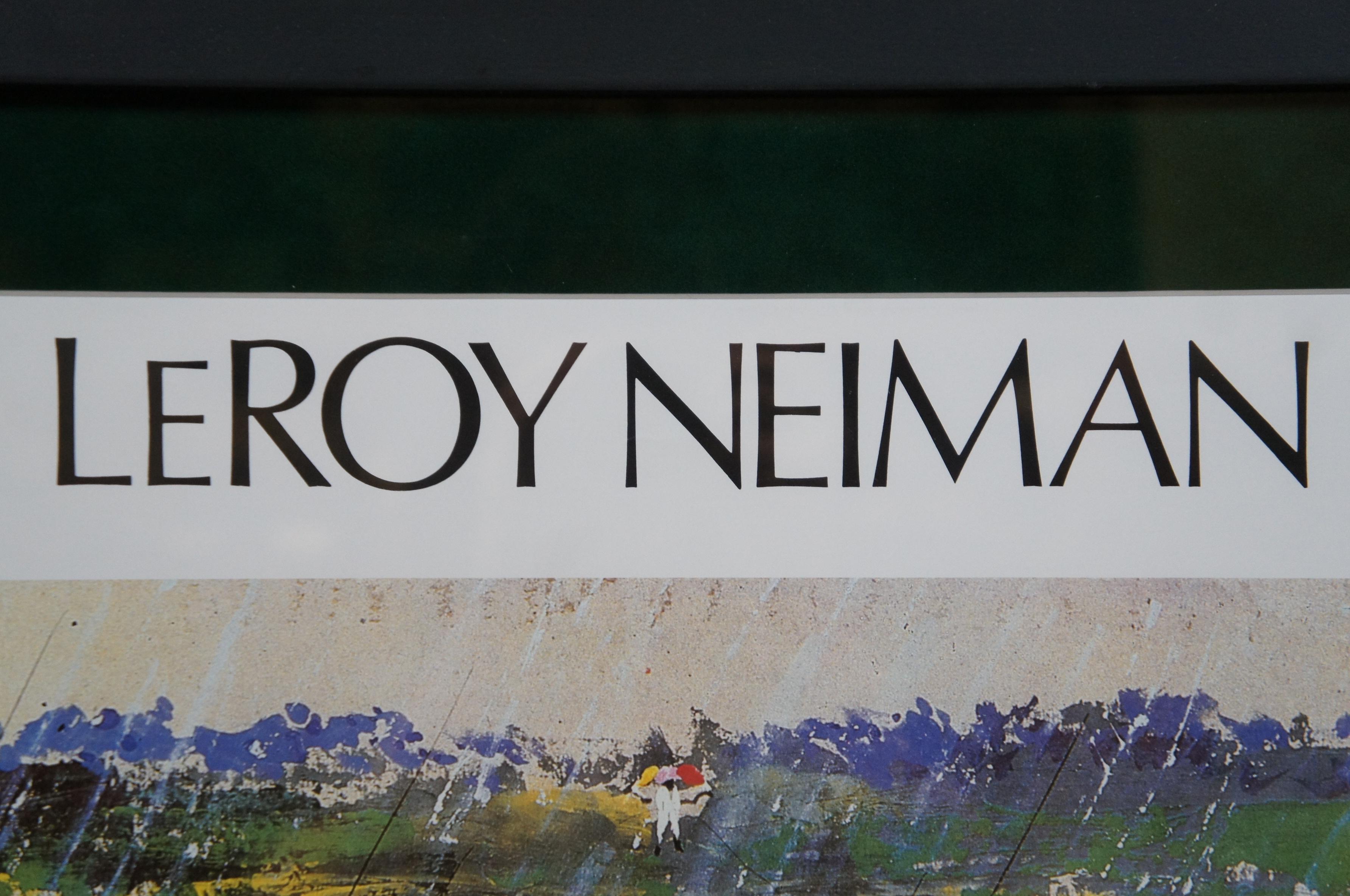 LeRoy Neiman Arnold Palmer Arnie in the Rain Poster da golf con doppia firma 37 in vendita 3