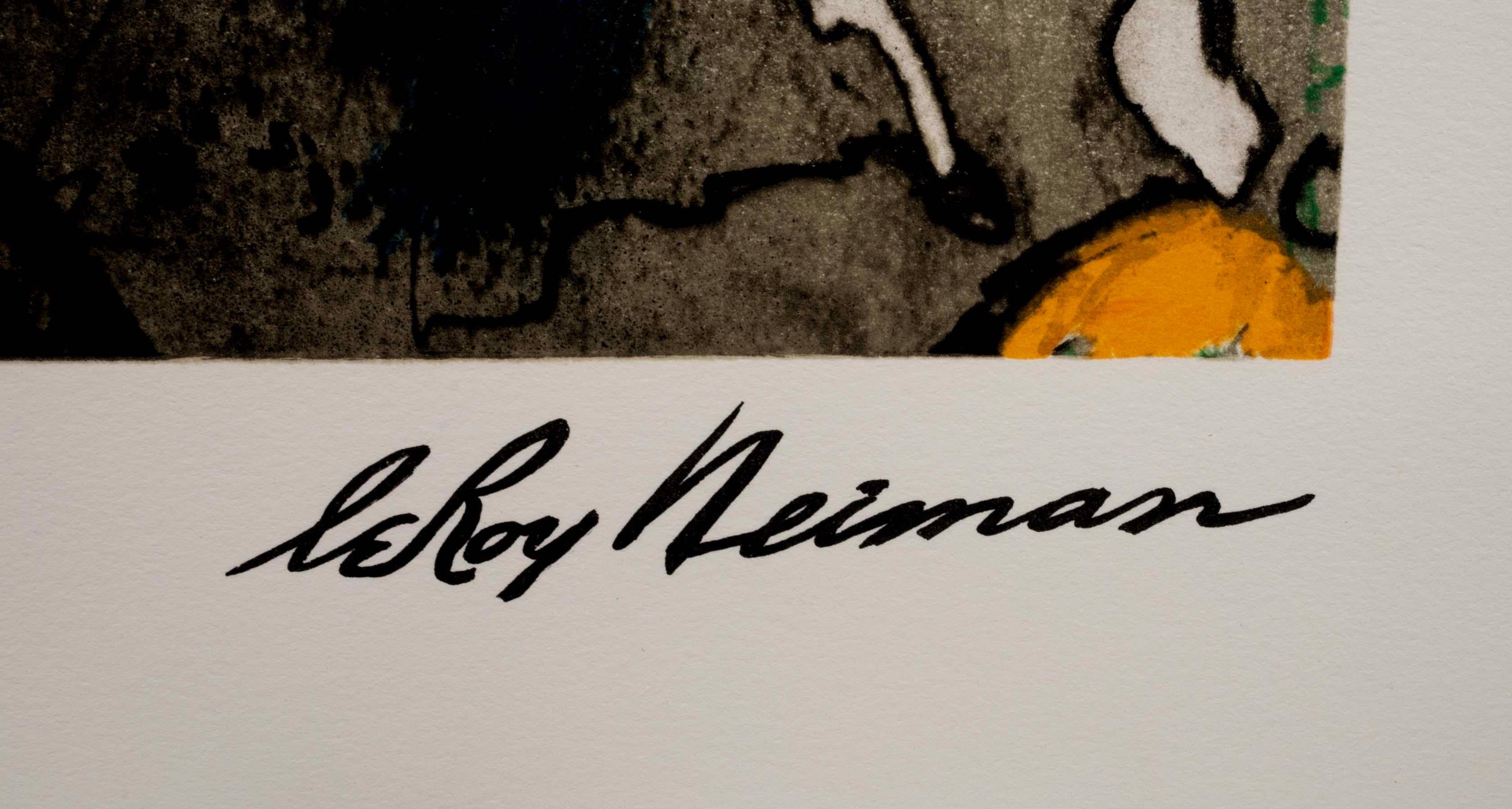 LeRoy Neiman Dancing to Sinatra Litografia contemporanea 302/550 Senza cornice in vendita 5