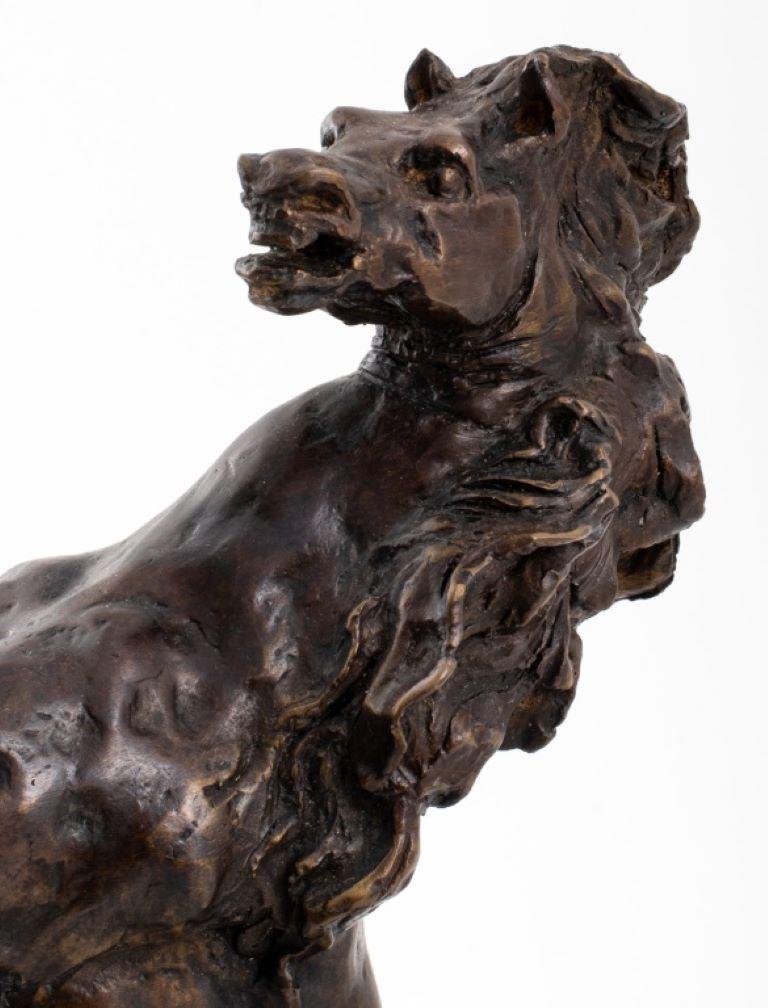 Américain Sculpture en bronzefiante de LeRoy Neiman, 1983 en vente