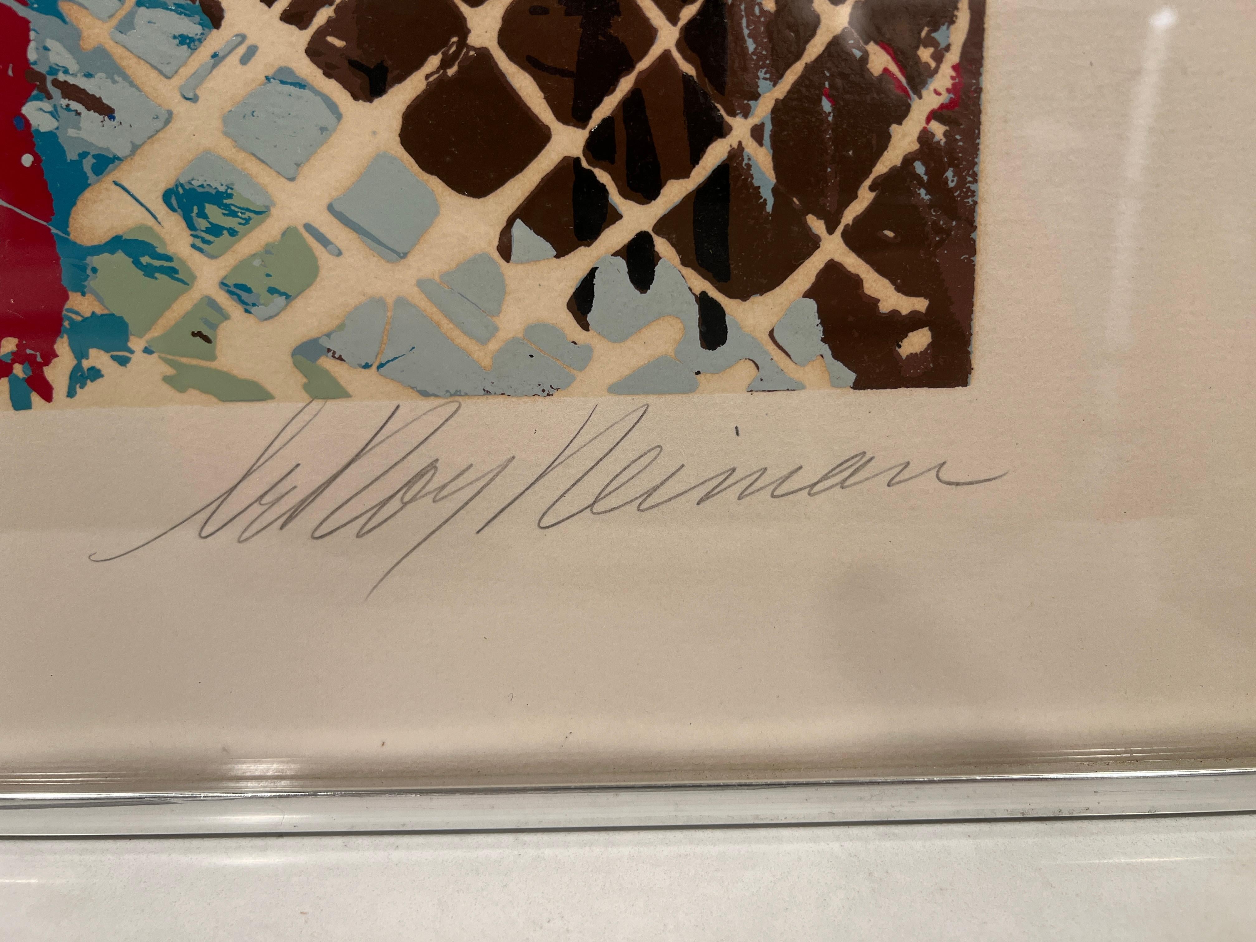 LeRoy Neiman „French Connection“ Künstler Proof Hockey Serigraphie C. 1977 (Moderne der Mitte des Jahrhunderts) im Angebot