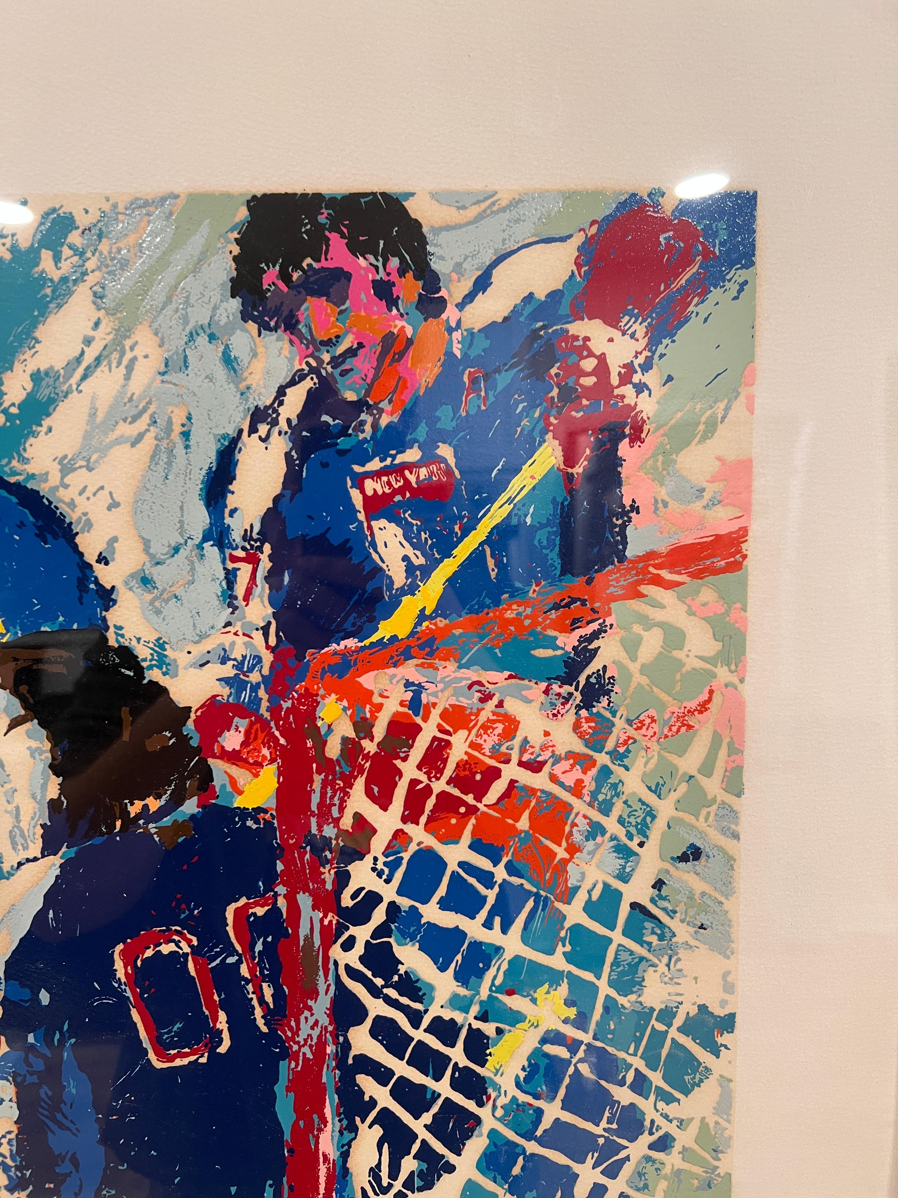 LeRoy Neiman „French Connection“ Künstler Proof Hockey Serigraphie C. 1977 im Angebot 1