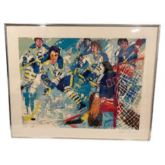 Used LeRoy Neiman "French Connection" Artist Proof Hockey Serigraph C. 1977