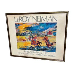 LeRoy Neiman Hotel Large Del Coronado Framed Poster Print by Emerald Art Gallery